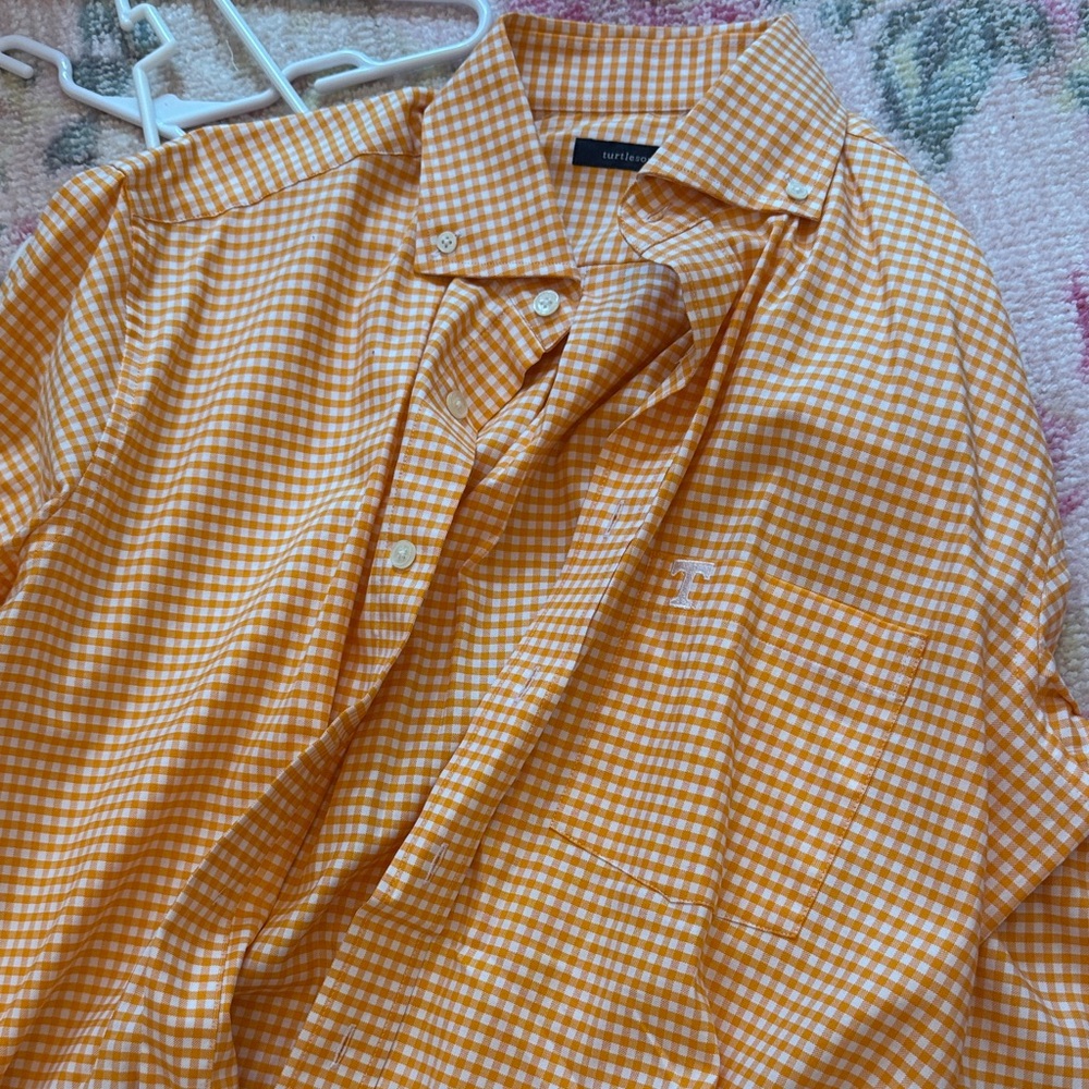 Tennessee Orange Gingham Shirt